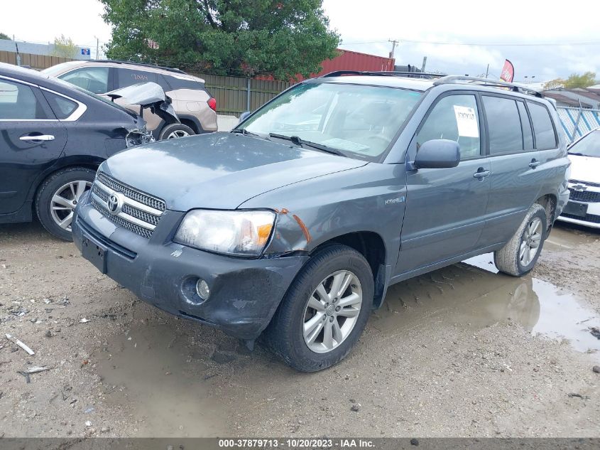 2006 Toyota Highlander Hybrid VIN: JTEEW21A160031947 Lot: 37879713