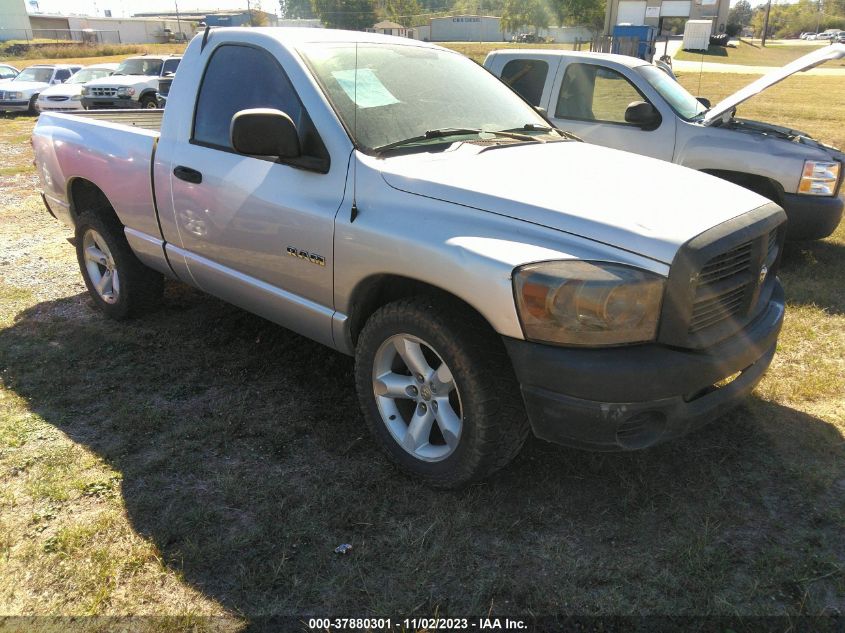 2008 Dodge Ram 1500 St/Sxt VIN: 1D7HA16K48J170548 Lot: 37880301