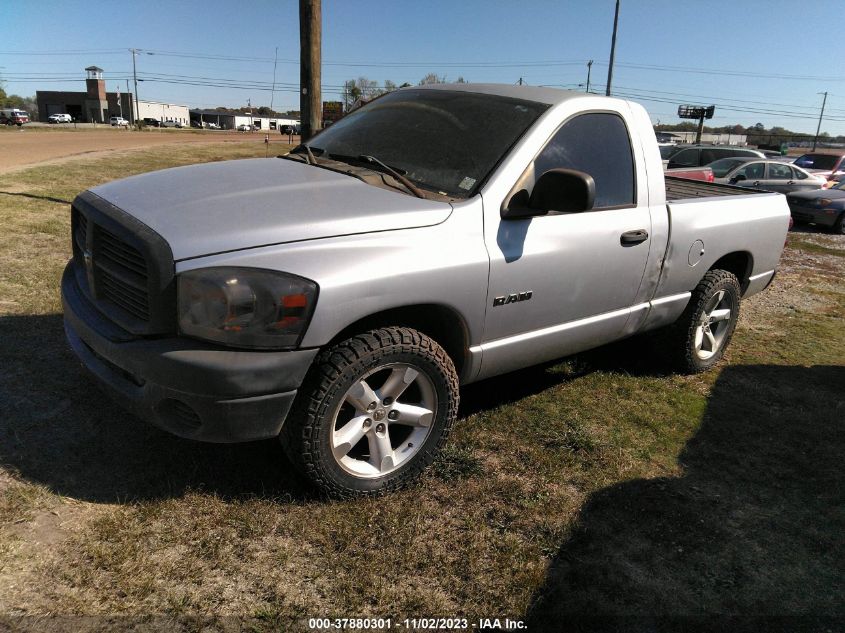 2008 Dodge Ram 1500 St/Sxt VIN: 1D7HA16K48J170548 Lot: 37880301