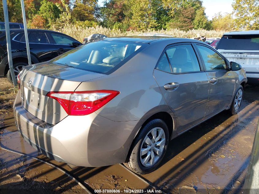 2015 Toyota Corolla L/Le/S/S Plus/Le Plus VIN: 2T1BURHE2FC476864 Lot: 37880606