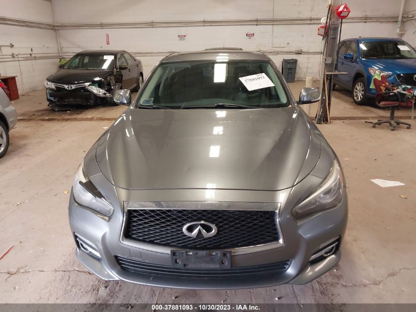 2015 Infiniti Q50 Premium VIN: JN1BV7AR2FM393990 Lot: 37881093