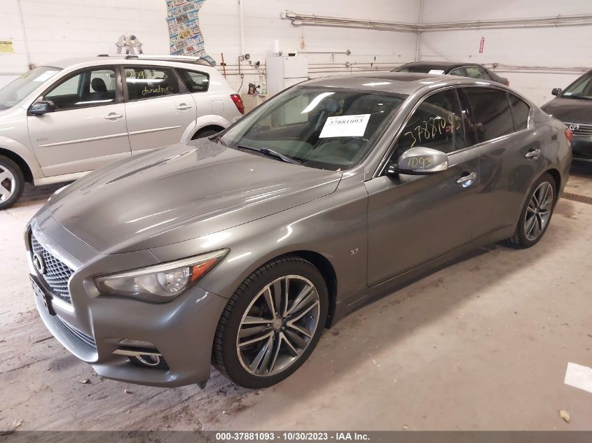 2015 Infiniti Q50 Premium VIN: JN1BV7AR2FM393990 Lot: 37881093