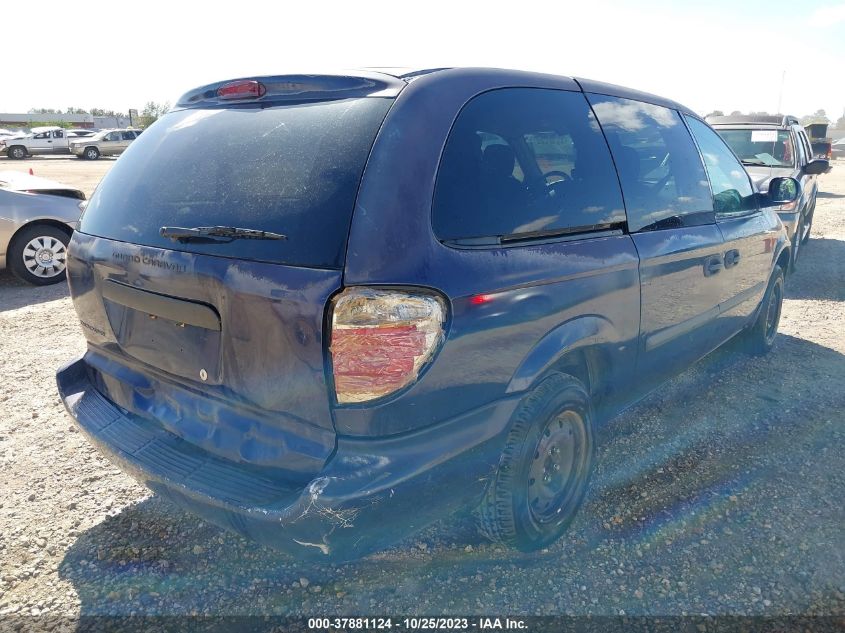 2006 Dodge Grand Caravan Se VIN: 1D4GP24R36B510986 Lot: 37881124