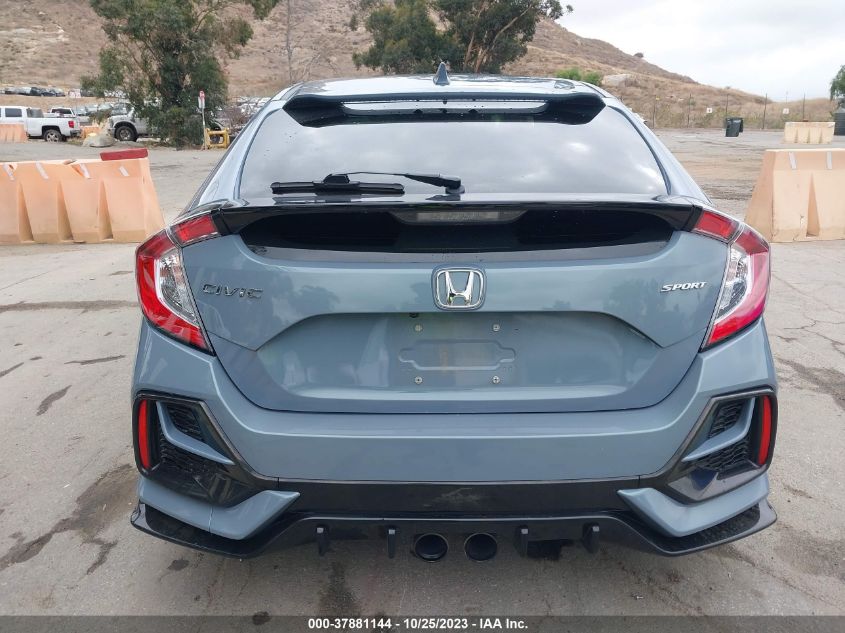 2020 Honda Civic Hatchback Sport VIN: SHHFK7H46LU406681 Lot: 37881144