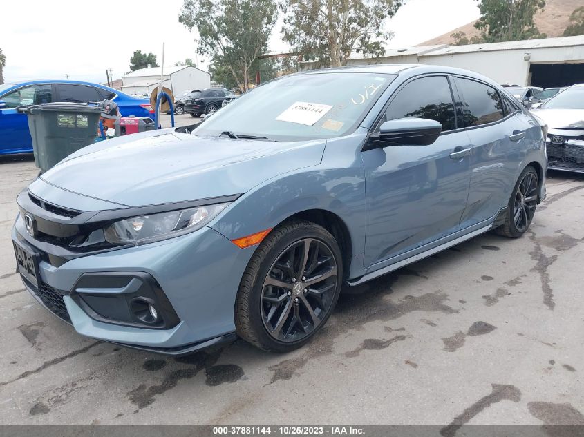 2020 Honda Civic Hatchback Sport VIN: SHHFK7H46LU406681 Lot: 37881144