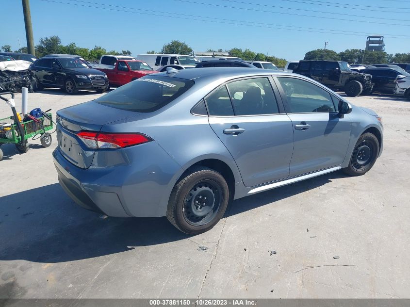 2023 Toyota Corolla Le VIN: JTDB4MEE6P3009125 Lot: 37881150