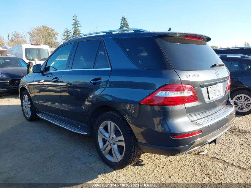 2013 Mercedes-Benz M-Class Ml 350 VIN: 4JGDA5HB8DA244542 Lot: 37881374