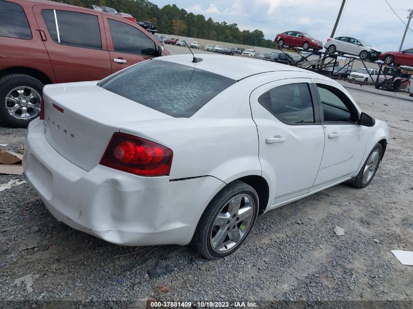 2013 Dodge Avenger Se VIN: 1C3CDZAB8DN534298 Lot: 40273014