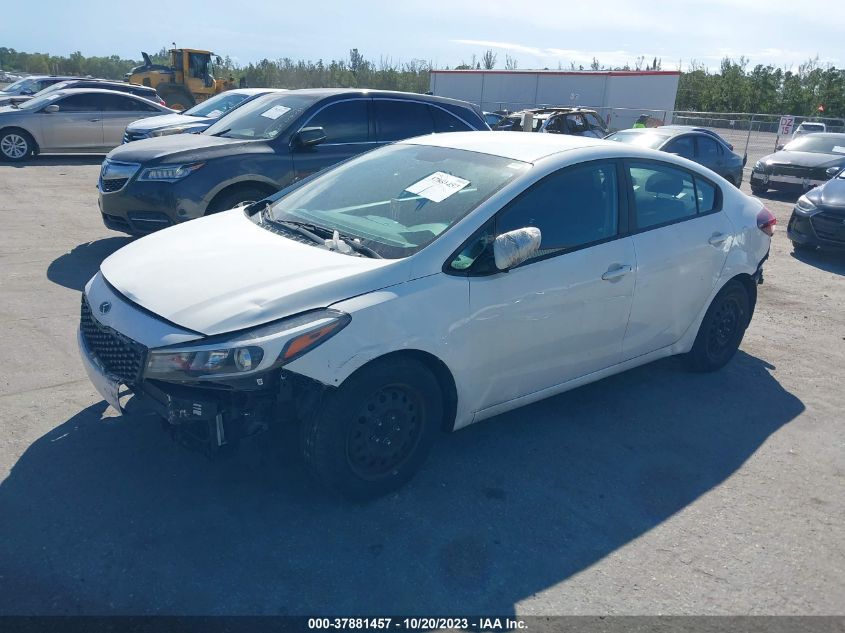 2017 Kia Forte Lx VIN: 3KPFK4A75HE120273 Lot: 37881457