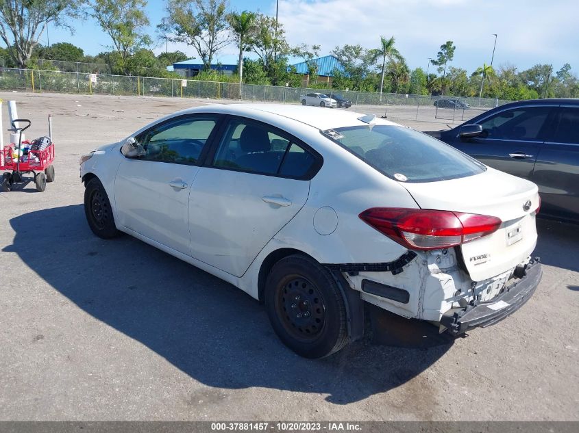 2017 Kia Forte Lx VIN: 3KPFK4A75HE120273 Lot: 37881457