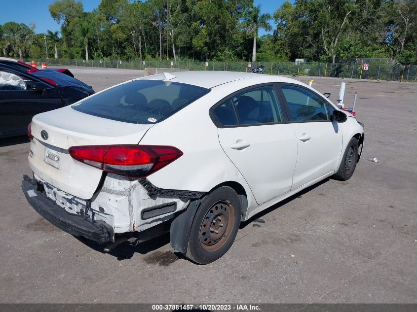 2017 Kia Forte Lx VIN: 3KPFK4A75HE120273 Lot: 37881457