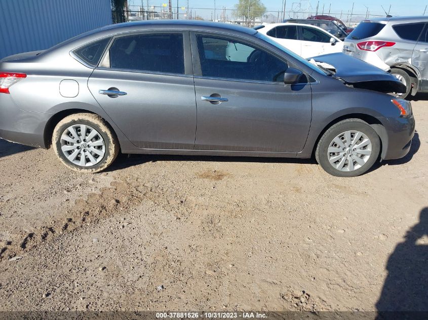 2015 Nissan Sentra S VIN: 3N1AB7APXFY215728 Lot: 37881526