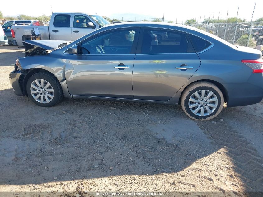 2015 Nissan Sentra S VIN: 3N1AB7APXFY215728 Lot: 37881526