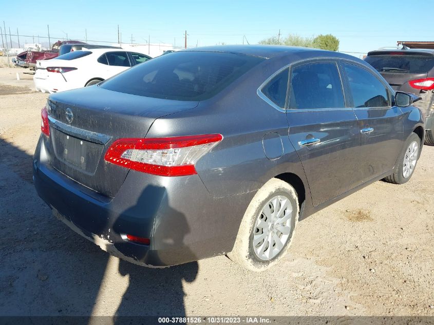 2015 Nissan Sentra S VIN: 3N1AB7APXFY215728 Lot: 37881526