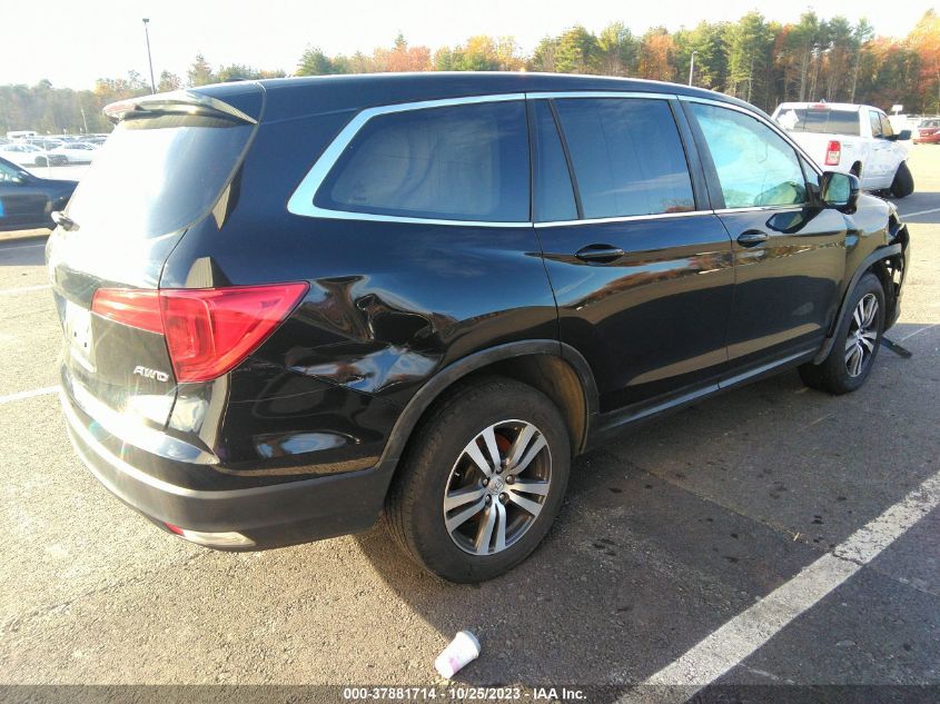 2016 Honda Pilot Ex VIN: 5FNYF6H3XGB011926 Lot: 37881714