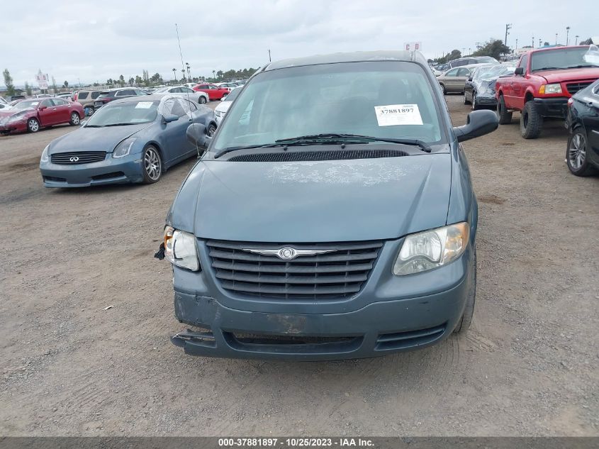 2006 Chrysler Town & Country Swb VIN: 1A4GP45R96B584379 Lot: 37881897