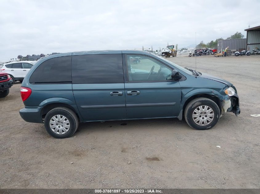 2006 Chrysler Town & Country Swb VIN: 1A4GP45R96B584379 Lot: 37881897