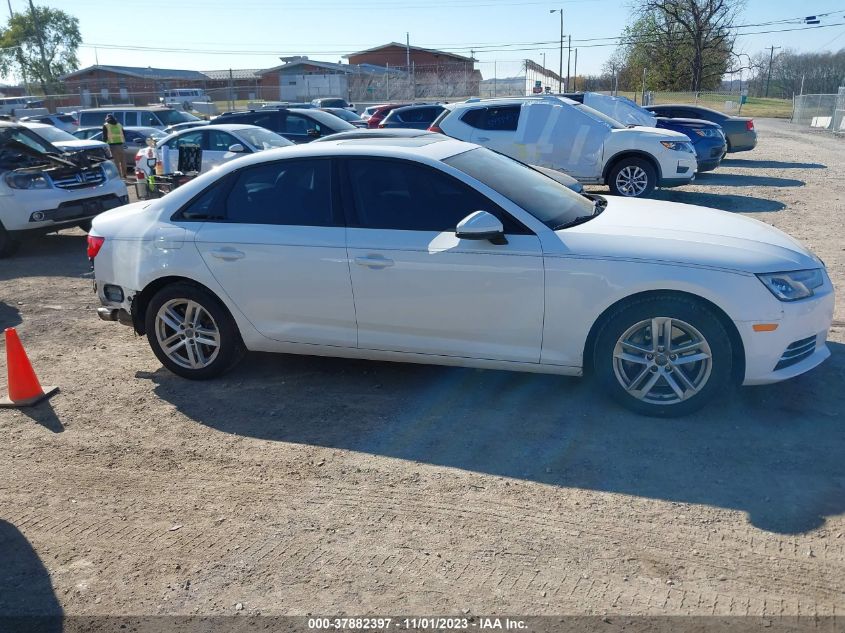 2017 Audi A4 Premium VIN: WAUGNAF48HN058143 Lot: 37882397