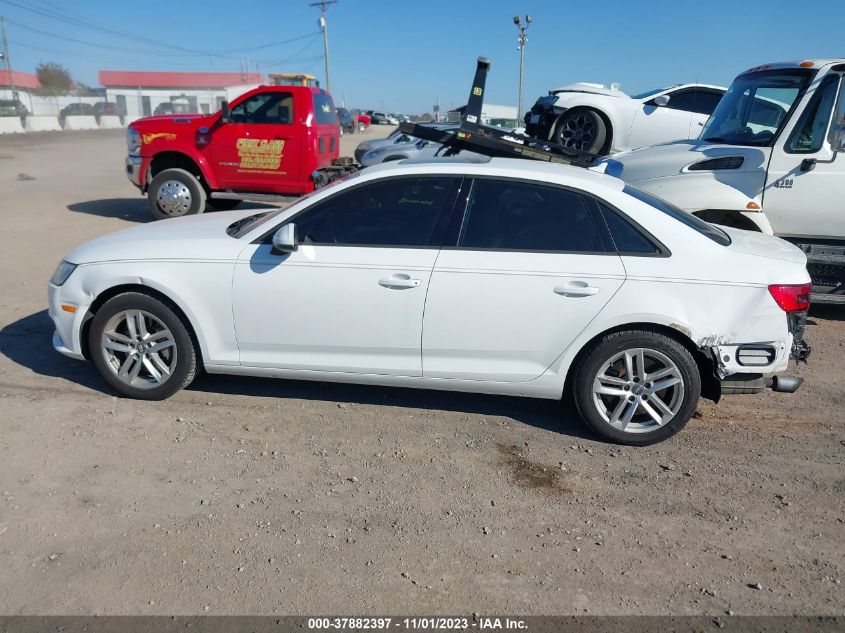 2017 Audi A4 Premium VIN: WAUGNAF48HN058143 Lot: 37882397