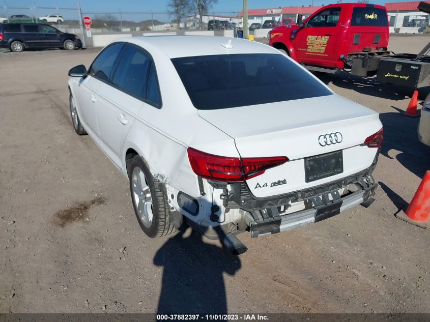 2017 Audi A4 Premium VIN: WAUGNAF48HN058143 Lot: 37882397