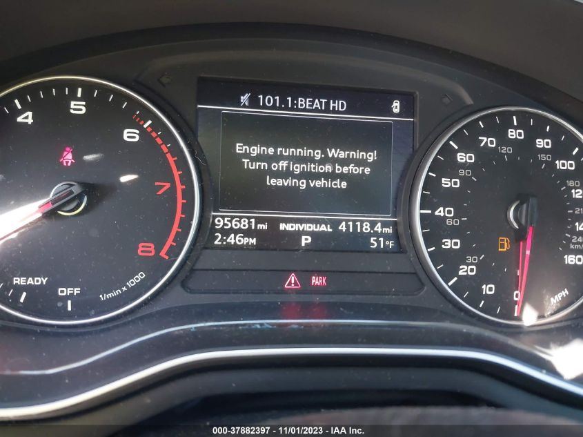 2017 Audi A4 Premium VIN: WAUGNAF48HN058143 Lot: 37882397