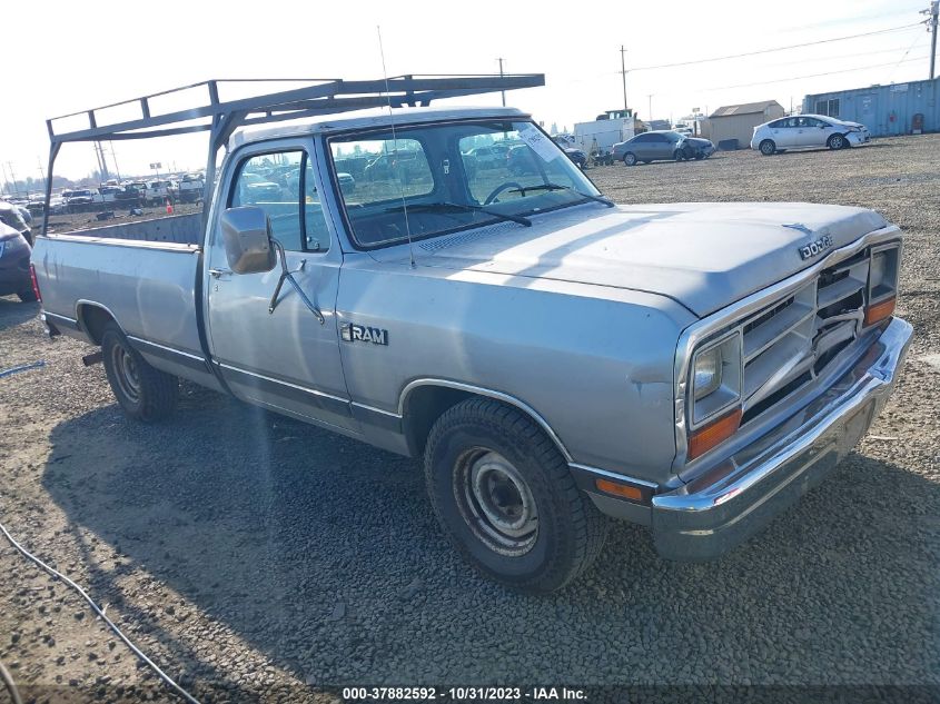 1987 Dodge D-Series D100 VIN: 1B7FD04W1HS476979 Lot: 37882592