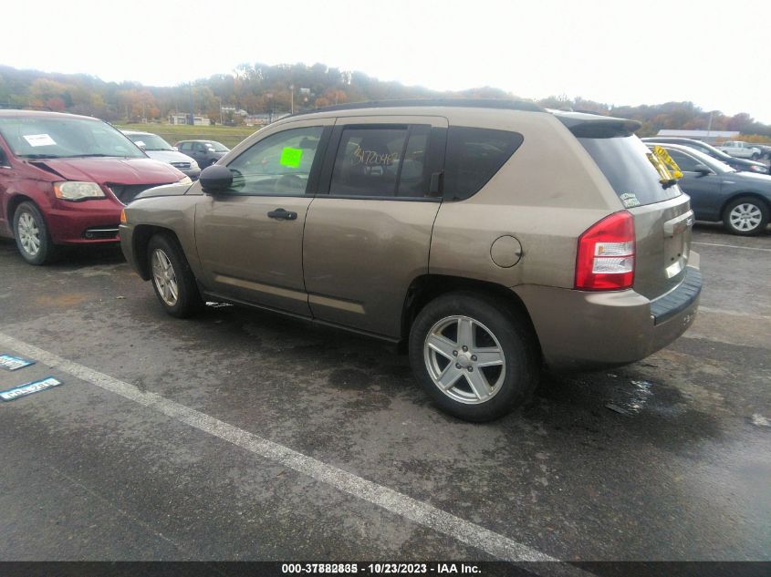 2007 Jeep Compass Sport VIN: 1J8FT47W67D112297 Lot: 37882835