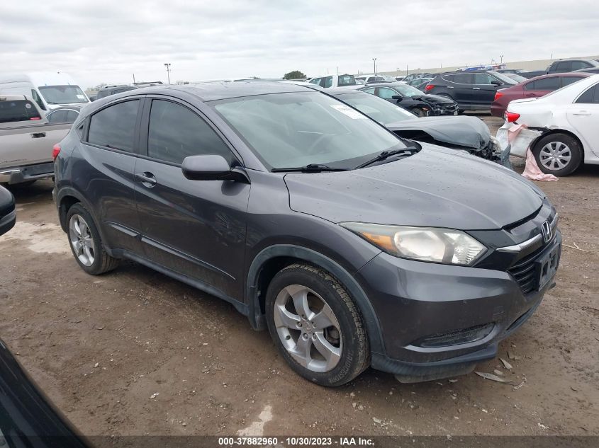 2016 Honda Hr-V Lx VIN: 3CZRU5H3XGM701184 Lot: 37882960