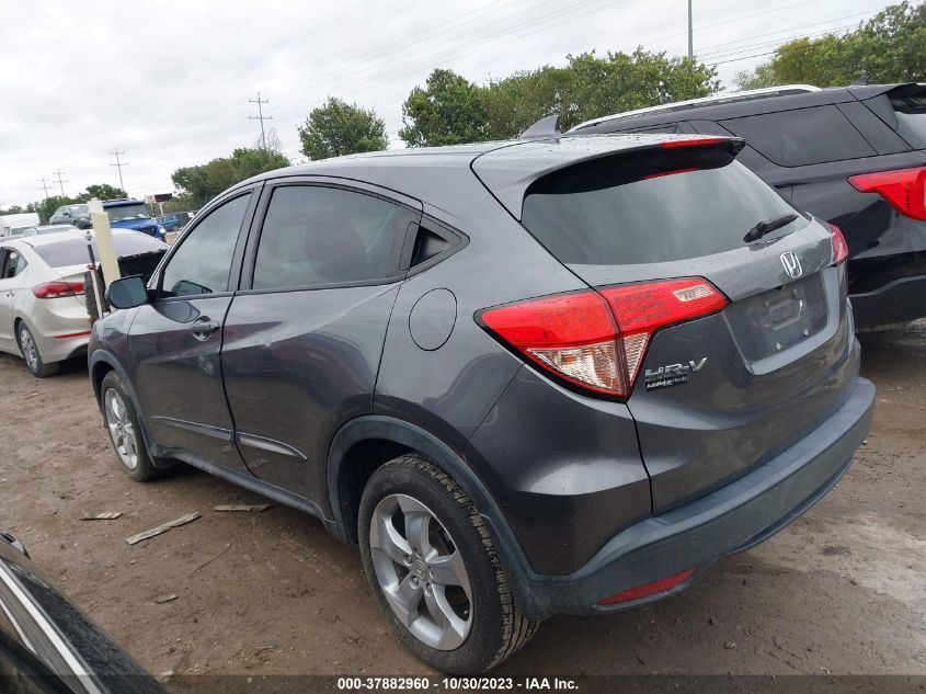 2016 Honda Hr-V Lx VIN: 3CZRU5H3XGM701184 Lot: 37882960