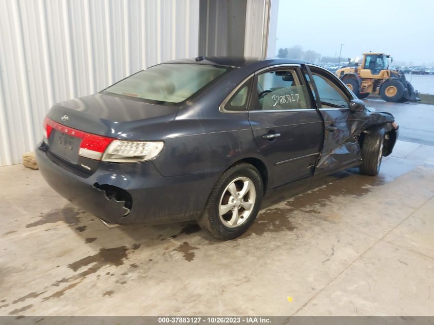 2007 Hyundai Azera Gls VIN: KMHFC46D87A180931 Lot: 37883127