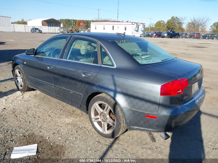 2006 Audi A4 2.0T VIN: WAUDF78E66A233678 Lot: 40878992