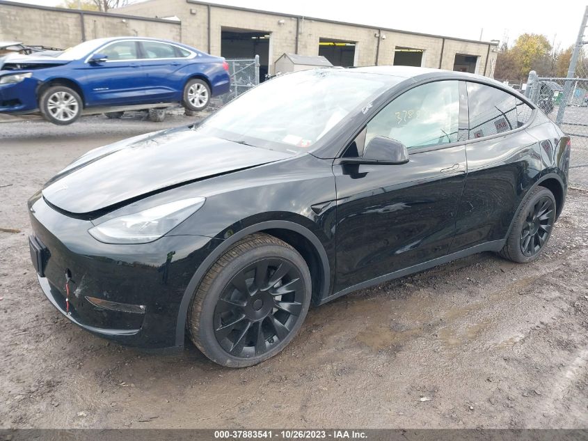 2023 Tesla Model Y Long Range VIN: 7SAYGDEE9PF790942 Lot: 37883541