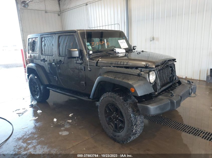 2018 Jeep Wrangler Jk Unlimited Willys Wheeler VIN: 1C4BJWDG2JL862779 Lot: 37883764