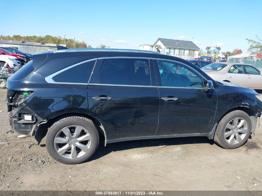 2015 Acura Mdx Advance/Entertainment Pkg VIN: 5FRYD4H84FB019863 Lot: 37883817
