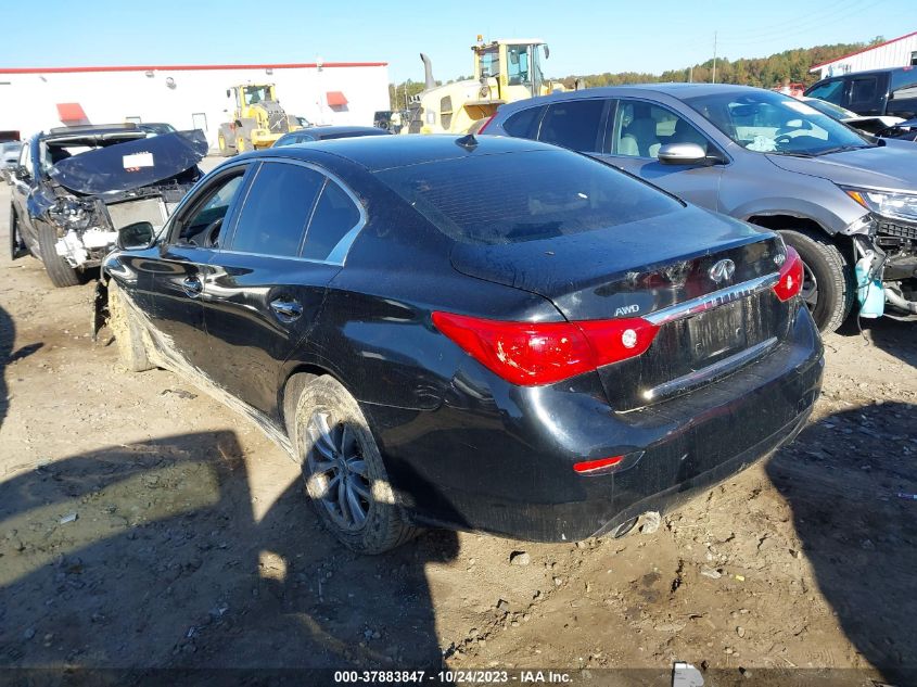 2014 Infiniti Q50 VIN: JN1BV7AR7EM694656 Lot: 37883847