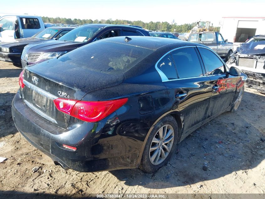 2014 Infiniti Q50 VIN: JN1BV7AR7EM694656 Lot: 37883847