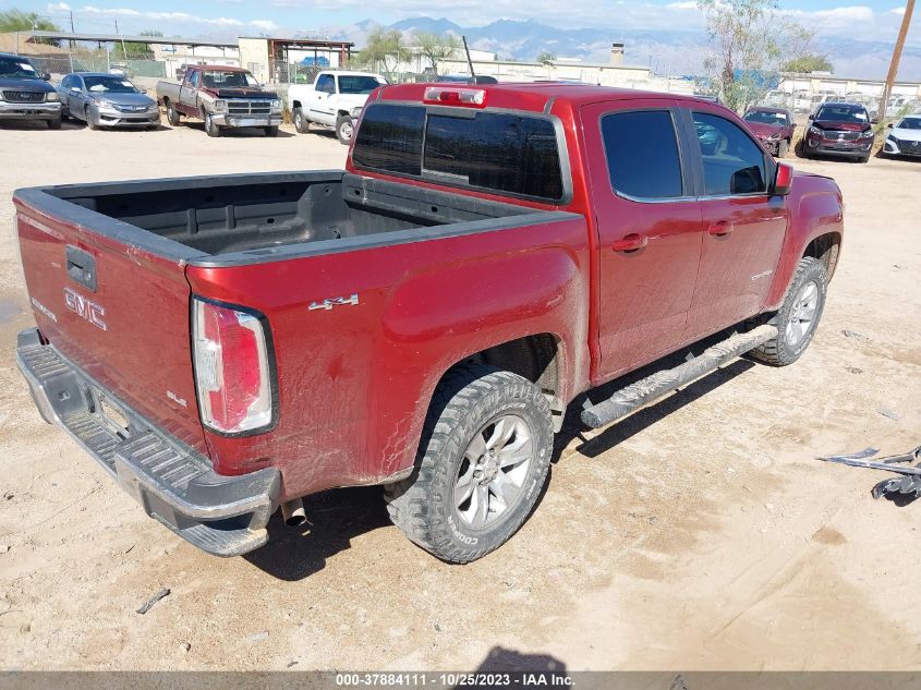 2016 GMC Canyon 4Wd Sle VIN: 1GTG6CE38G1293796 Lot: 37884111