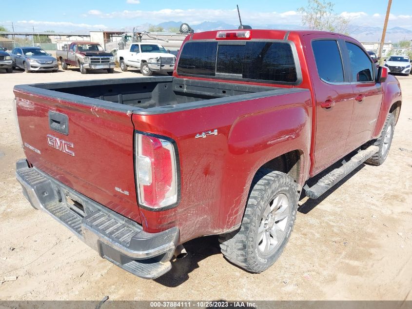 2016 GMC Canyon 4Wd Sle VIN: 1GTG6CE38G1293796 Lot: 37884111