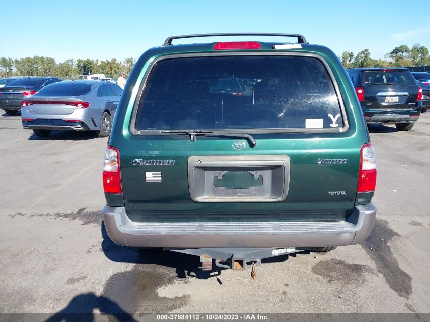 2001 Toyota 4Runner Limited VIN: JT3GN87R210191705 Lot: 37884112