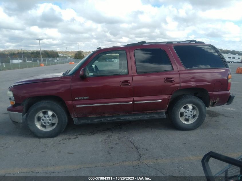 2003 Chevrolet Tahoe Lt VIN: 1GNEK13Z53J301207 Lot: 37884391