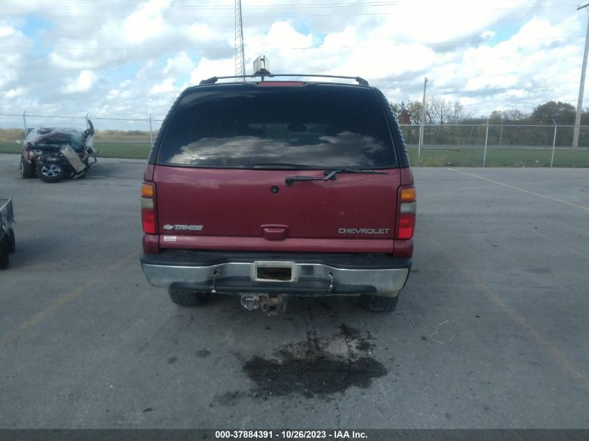 2003 Chevrolet Tahoe Lt VIN: 1GNEK13Z53J301207 Lot: 37884391