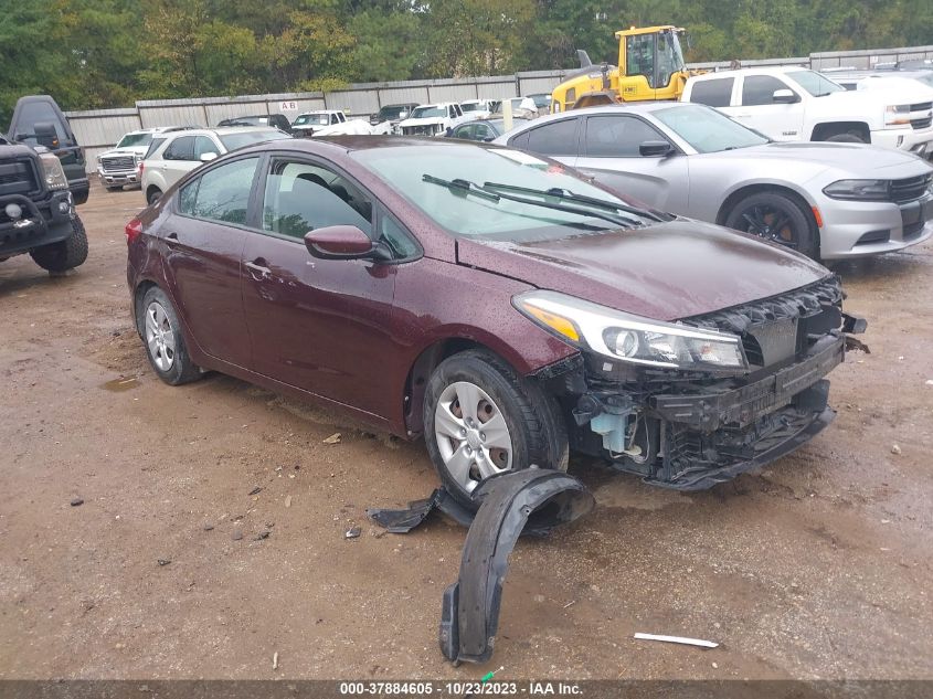 2018 Kia Forte Lx VIN: 3KPFK4A7XJE258848 Lot: 37884605