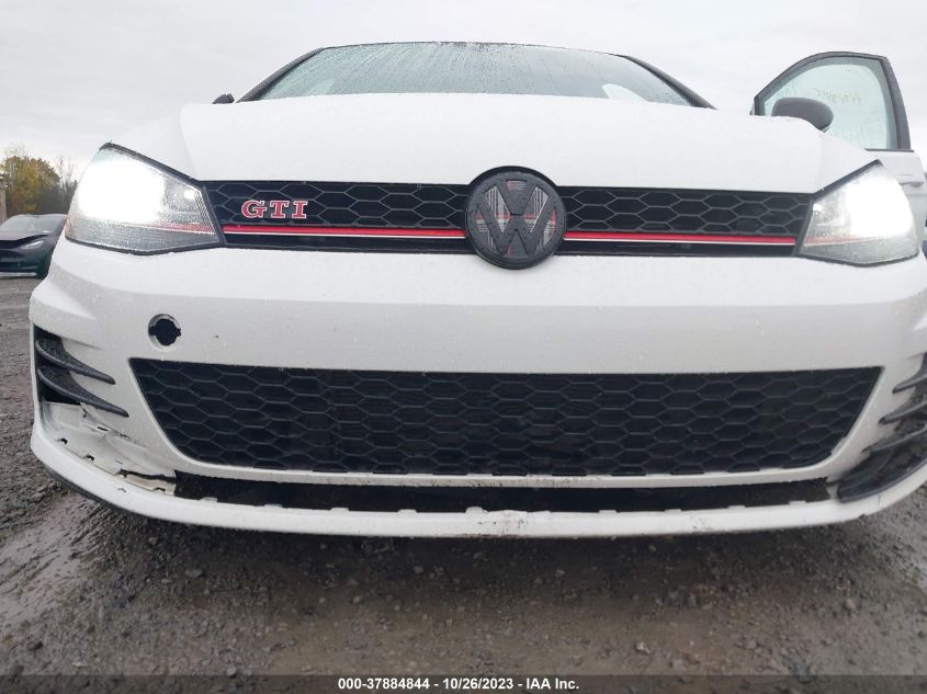 2016 Volkswagen Golf Gti W/Performance Pkg VIN: 3VW447AU5GM065432 Lot: 37884844