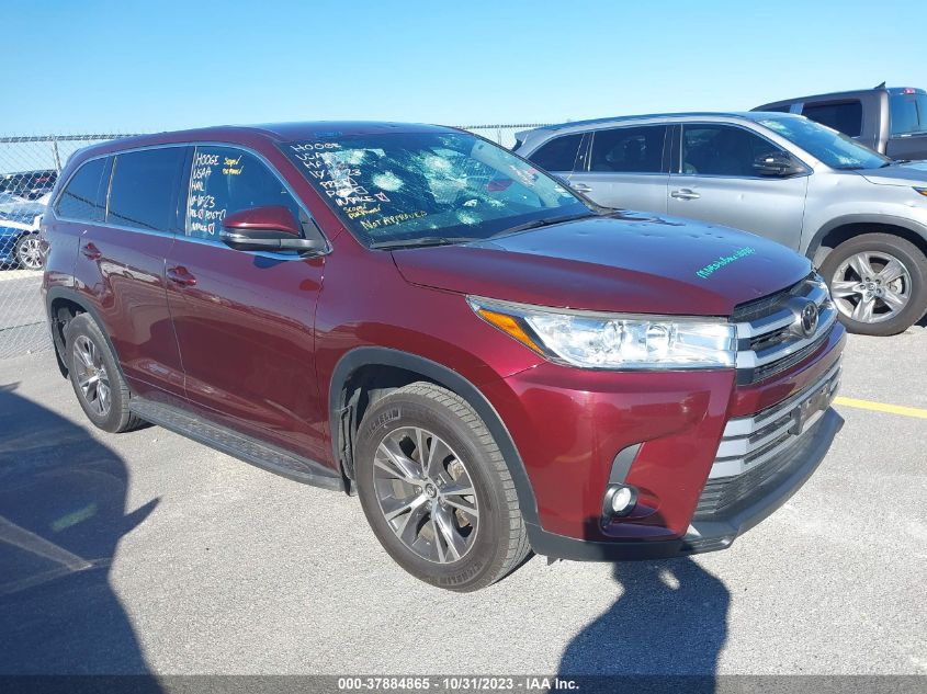 2017 Toyota Highlander Le VIN: 5TDZZRFH5HS196475 Lot: 37884865