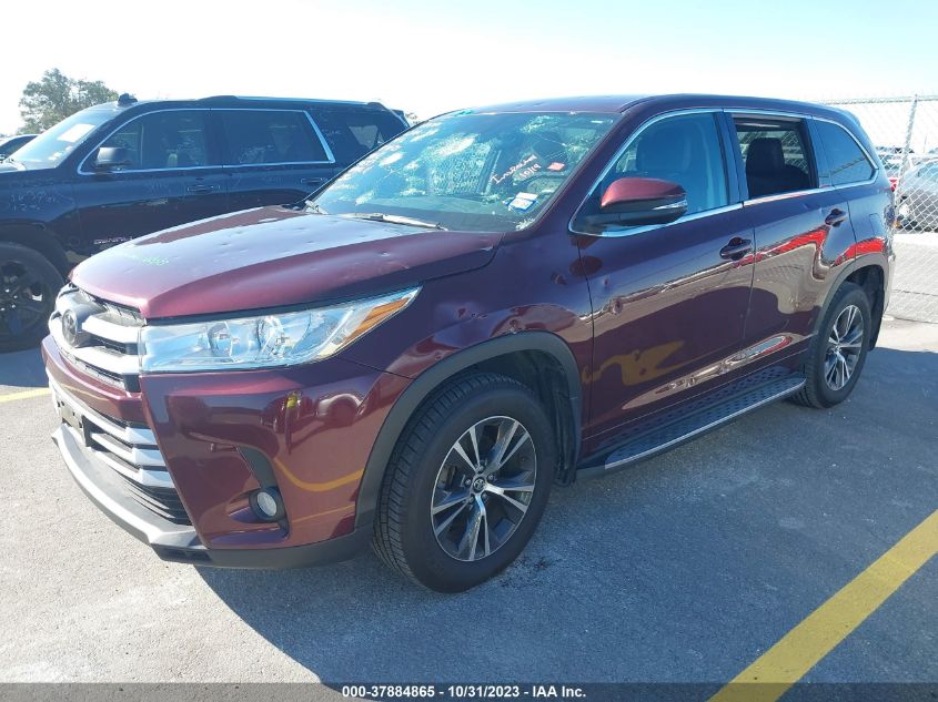 2017 Toyota Highlander Le VIN: 5TDZZRFH5HS196475 Lot: 37884865