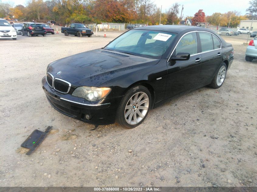 2006 BMW 7 Series 750I VIN: WBAHL83596DT01235 Lot: 37886008