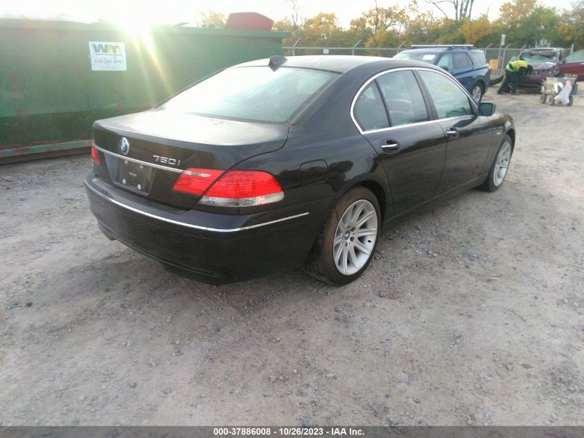 2006 BMW 7 Series 750I VIN: WBAHL83596DT01235 Lot: 37886008