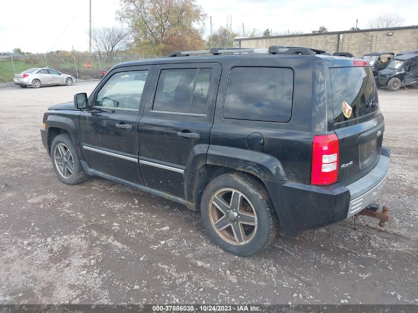 2009 Jeep Patriot Limited VIN: 1J8FF48B89D192496 Lot: 37886030