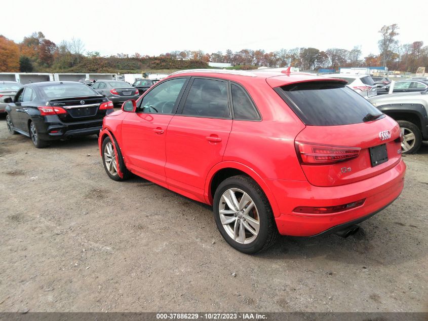 2017 Audi Q3 Premium VIN: WA1ECCFS7HR014258 Lot: 37886229