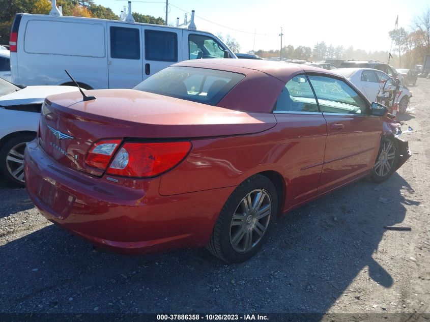 2008 Chrysler Sebring Touring VIN: 1C3LC55R88N254695 Lot: 37886358